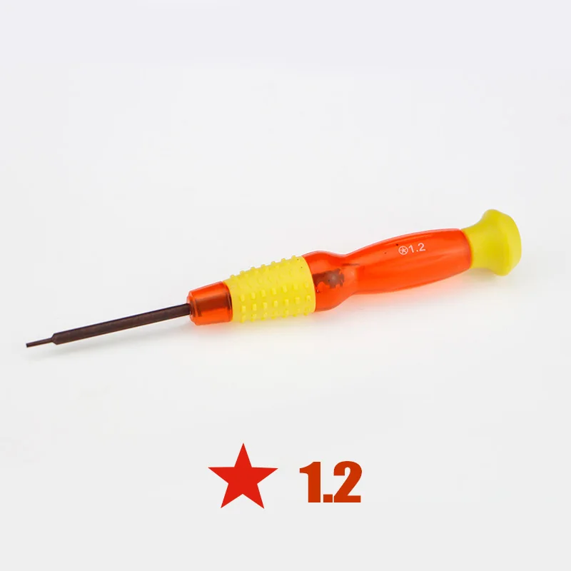 Star 1.2 1 шт. Набор отверток для ремонта XBox 360, прецизионное обслуживание T8 T9 T10 Y2.5 с отверстием - Цвет: Star 1.2
