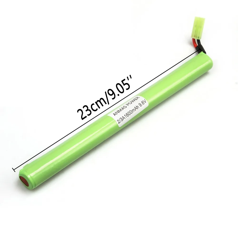 AnmasPower 9 6 V 1600mAh палка пакет NiMH 2/3A игрушечный автомобиль аккумуляторная батарея