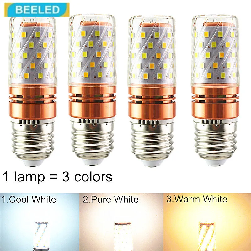 Светодиодная лампа кукуруза 4 шт./лот 220 В 3 цвета|smd e27|corn lampled smd e27 |