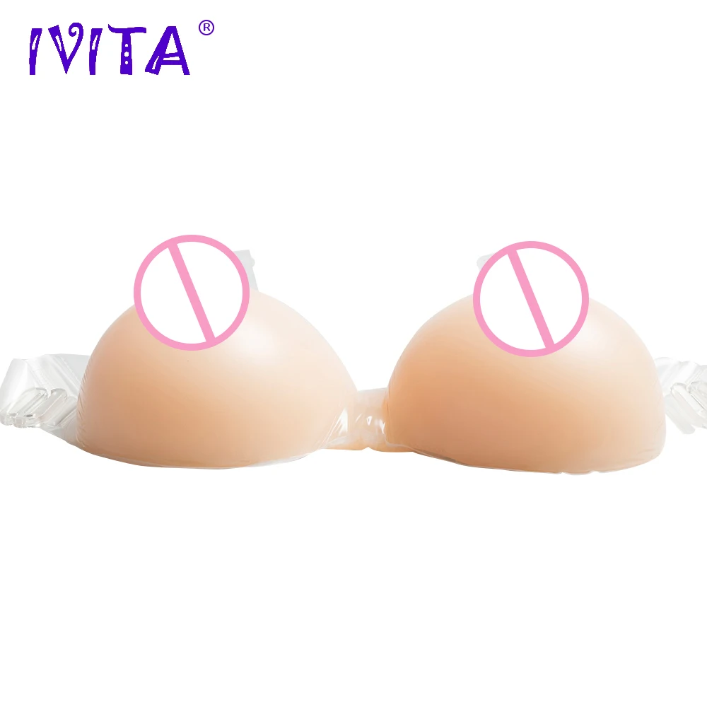 IVITA 800 г большие силиконовые поддельные грудь Драг королева Трансвестит