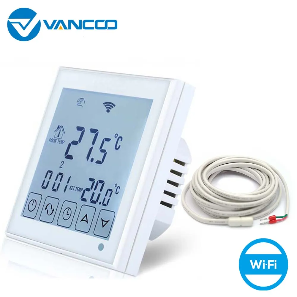Vancoo 2 шт умный Wifi термостат для подогрева пола ЭЛЕКТРИЧЕСКИЙ КОМНАТНЫЙ теплый
