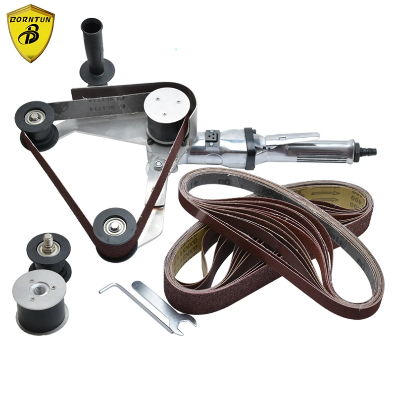

Borntun Pneumatic Air Belt Sander Polisher Machine Polishing Sanding Metal Wood Stainless Steel