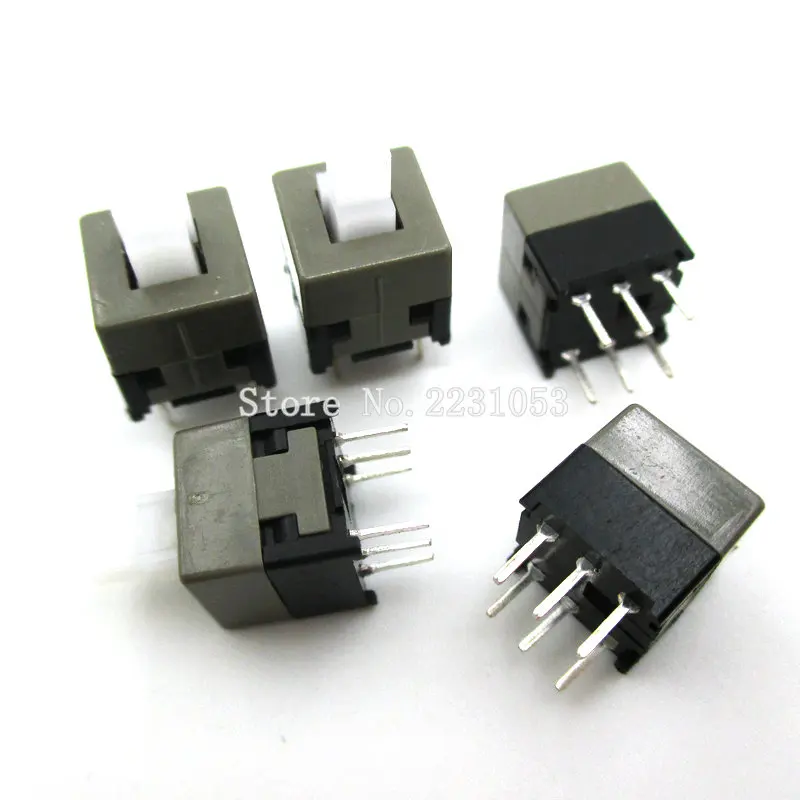 

Самоблокирующийся кнопочный переключатель, 20 шт./лот, 8,5x8,5 мм, * мм, DIP 6 контактов, Тактильный кнопочный переключатель, оптовая продажа