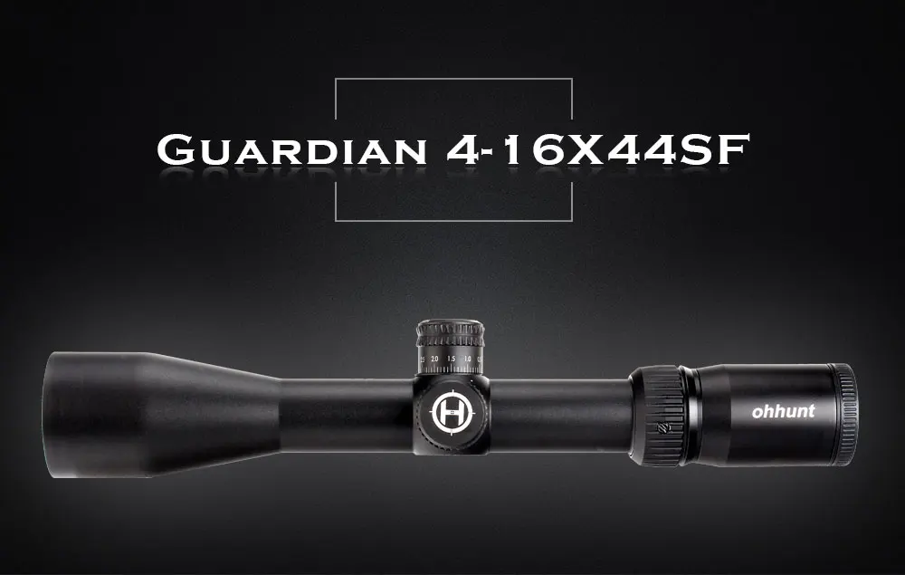 Ohhunt Guardian 4-16X44 SF Охотничья винтовка прицел 1/2 полумиллиметровая точка сетка боковая параллакса башенки замок сброс тактические оптические прицелы