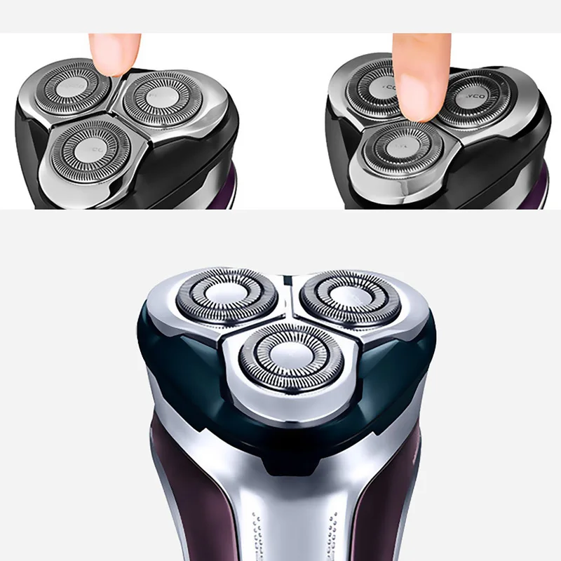 구매 Flyco-습식 건식 전기 면도기 및 트리머 면도기, LED 조명 디스플레이 + 치실 세트