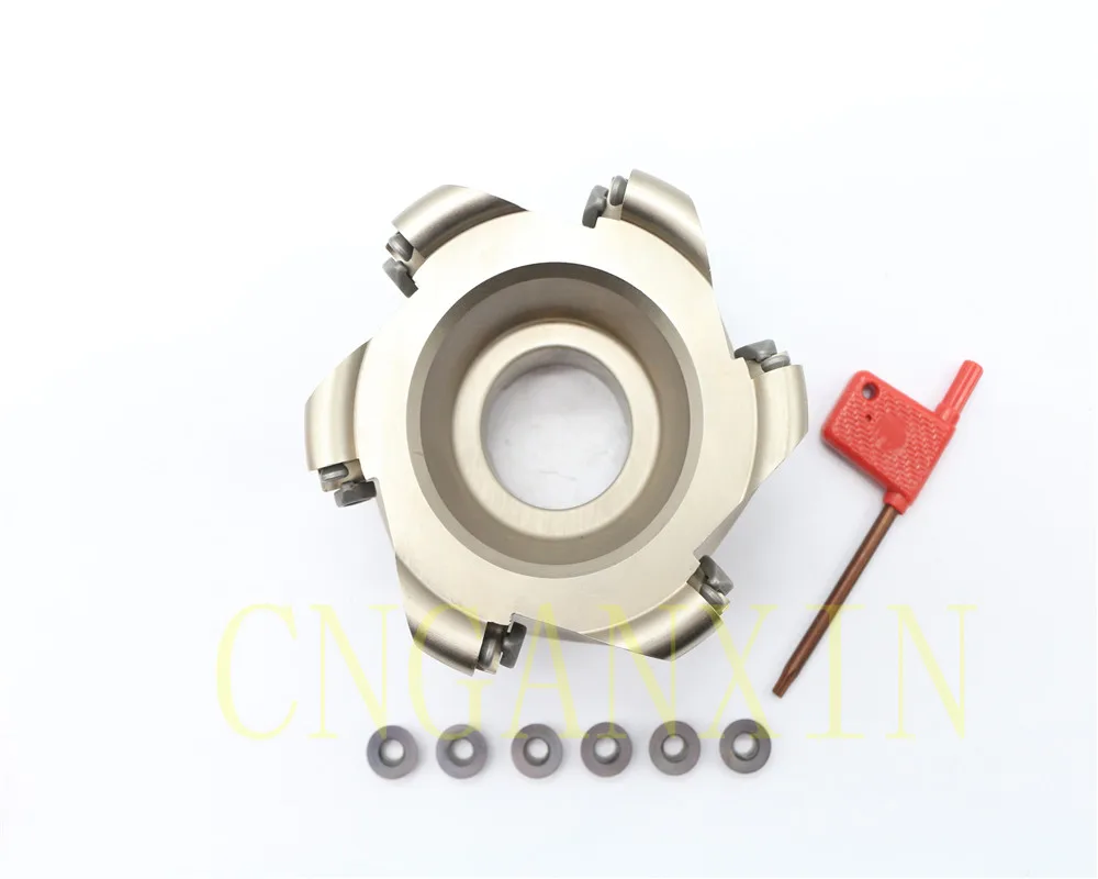 

Новый Фрезерный резак с лютом 1P EMR6R100-32-6T 6F + 6P RPMW1204MOE PX2000