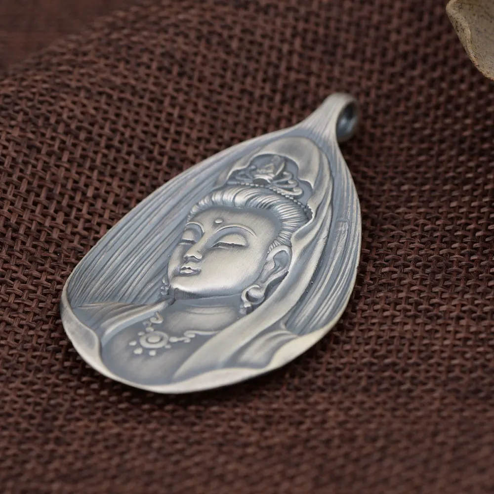 Кулон в виде Будды из серебра 925 пробы унисекс|silver buddha pendant|buddha pendantthai silver pendant |