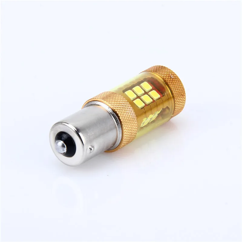 2 шт. Высокая мощность P21W 28SMD 900LM 3030 чипы 1156 28W BAU15S BA15S 4300K задние фонари дневные