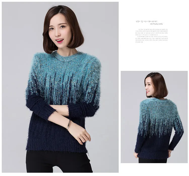 Модные новые осенние и зимние удобные мягкие свитера золотистого цвета