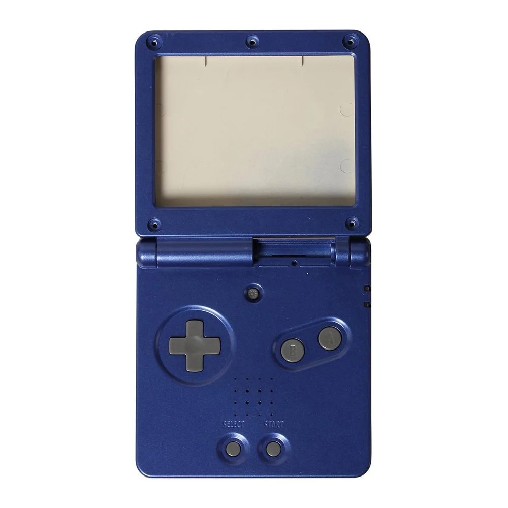 dark blue Сменный Чехол для Gameboy Advance SP для GBA SP, чехол для игровой консоли, чехол с кнопками - Цвет: dark blue