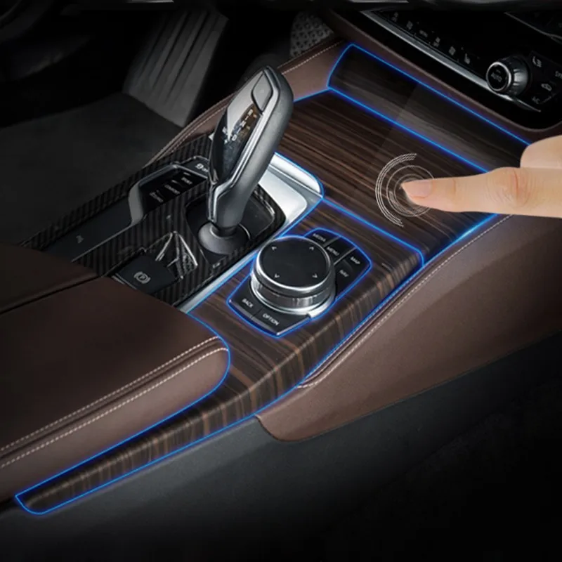 Высококачественный Стайлинг автомобиля для BMW G30 G38 5 серии ТПУ Отделка приборной