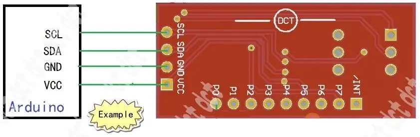PCF8574T модуль ввода/вывода для I2C порт Поддержка каскадного расширения UNO R3|module