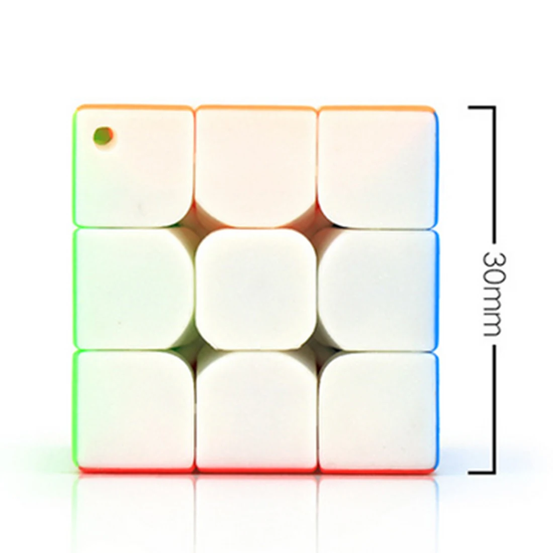 Cubing класс брелок 3 см 3x3 волшебный куб креативный куб повесить украшения-красочные