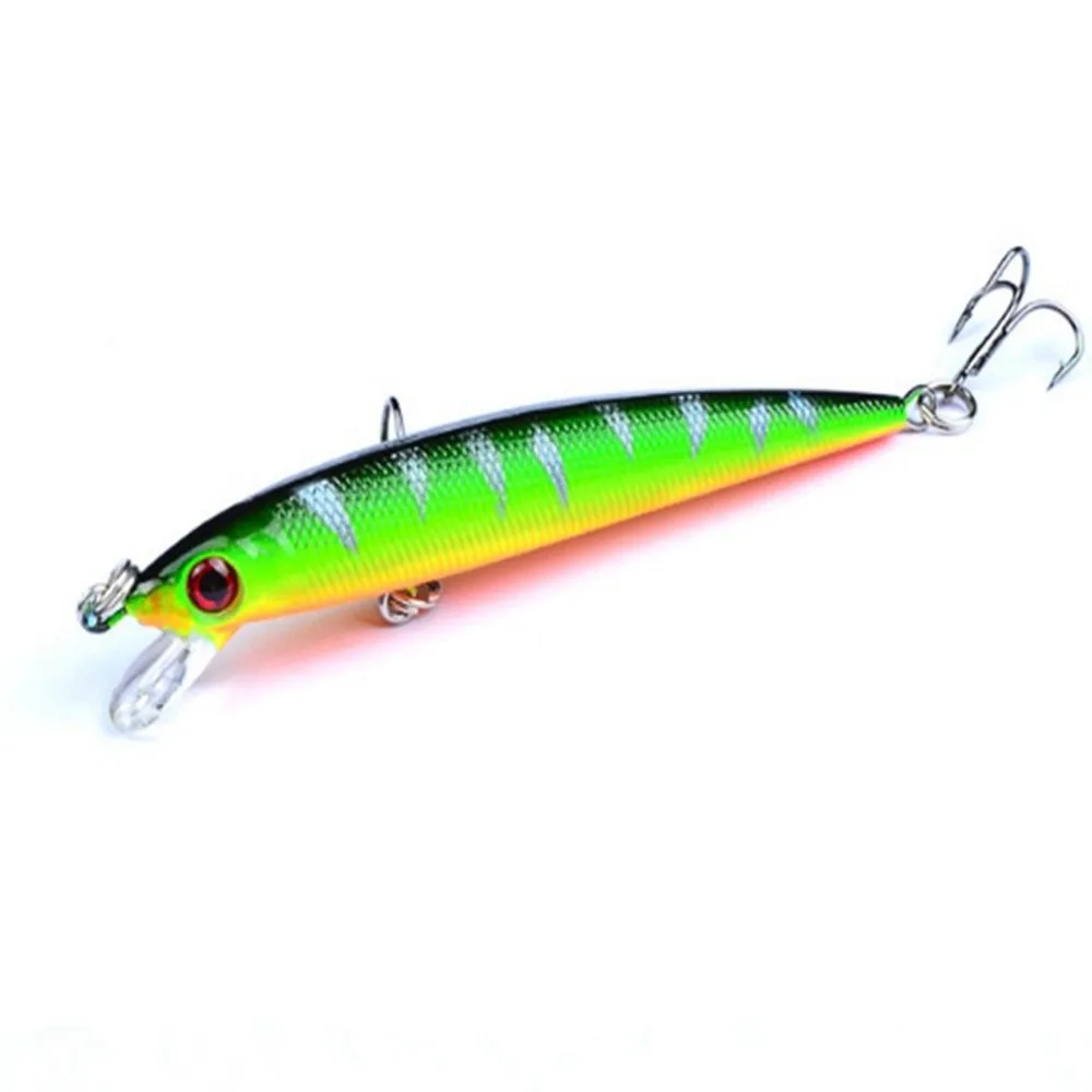 1 шт 9 см 6 2 г Minnow приманки для ловли рыбы пластиковые воблеры и крутящиеся 3D глаза