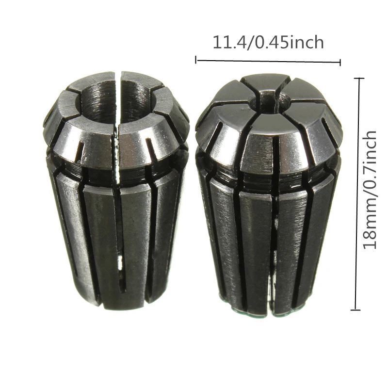 ER11 CNC Collet Chucks Tool Bits Holder 1/8 Inch (3.175mm) 4mm 6mm | Инструменты