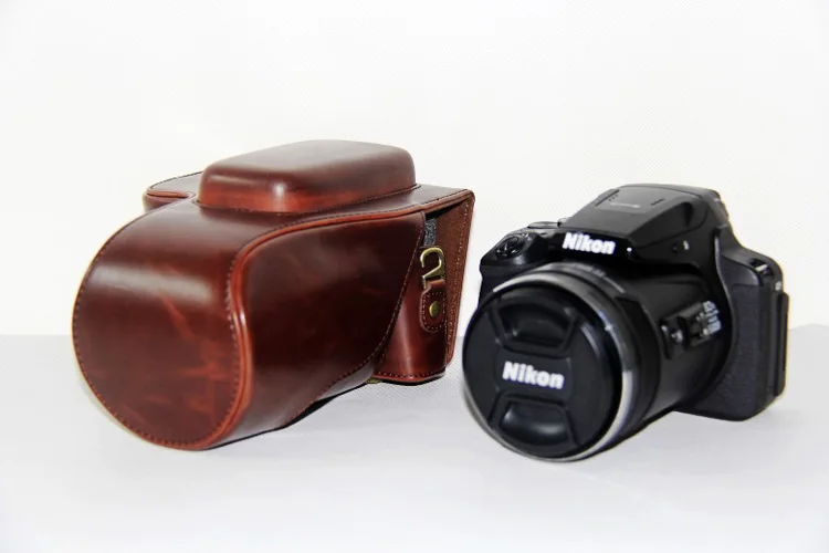 Новый чехол из искусственной кожи для видеокамеры Nikon Coolpix P900s P900 сумка камеры 3