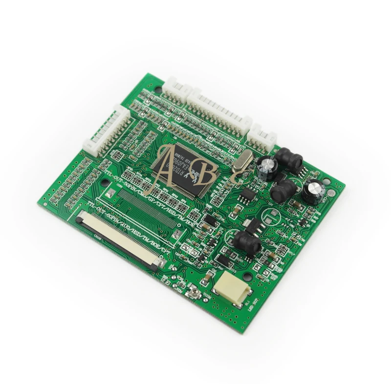 VGA AV 60P TTL RGB Driver Controller Board Module + Remote Kit for Raspberry PI 3 6.2&quot - 10.4&quot IPS TFT LCD Matrix Display Panel |
