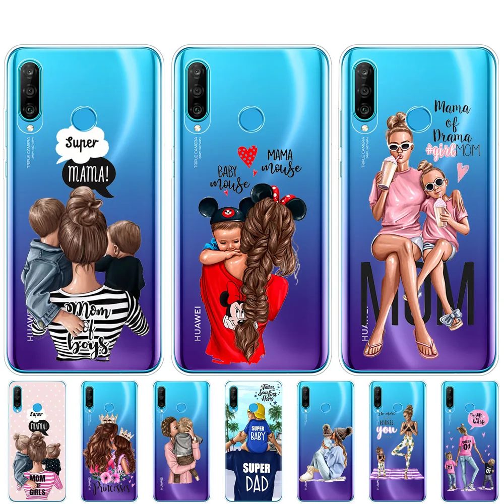 Чехол для huawei P30 PRO LITE, чехол на заднюю панель для huawei mate 20 pro lite p smart plus, супер для мамы, дочки, папы
