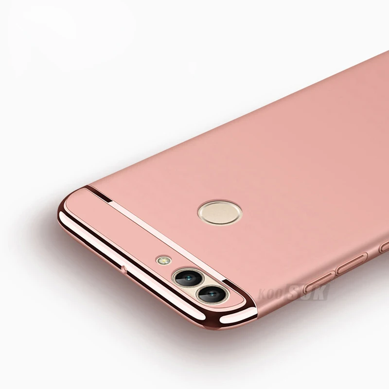 Роскошный чехол для Huawei P Smart 3 в 1 с полной защитой Ультратонкий Жесткий Чехол