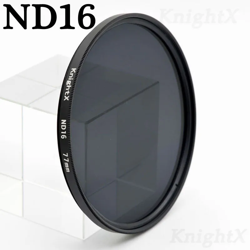 ND16 KnightX Grad nd2 nd фильтр объектива камеры для Canon Nikon Pentax OLYMPUS filtro densidade neutra переменный зонтик densidad neutra - Цвет: ND16