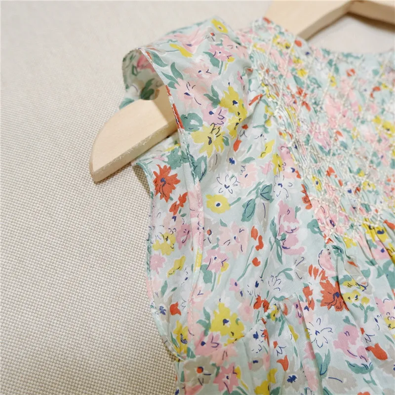 Новинка 2019 летнее платье для маленьких девочек с цветочным узором вечерние нее