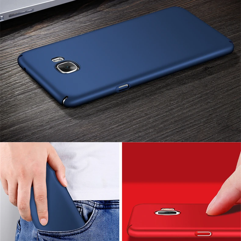 Чехлы для SAMSUNG GALAXY J5 J7 2016 J510 Prime G570 A3 A5 A7 2017 A520 твёрдый Цвет Матовый Жесткий ПК