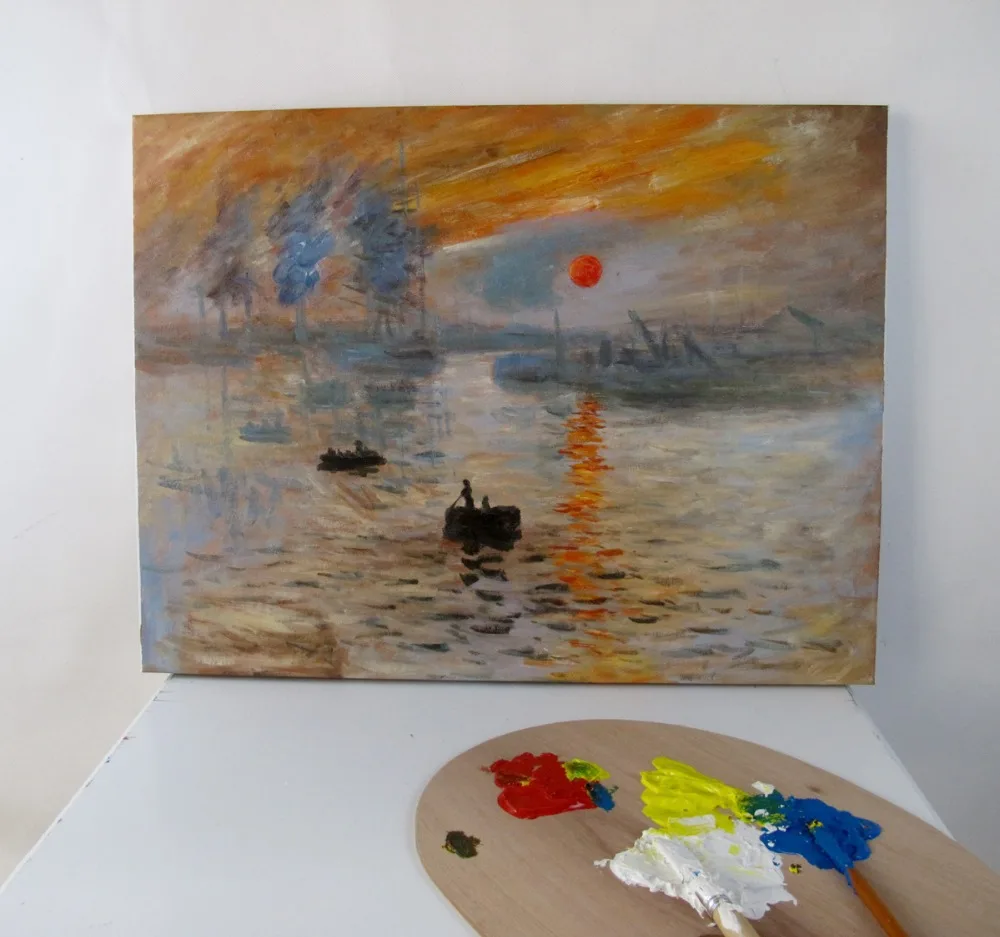 

Handmade oil paintings reproduction of Impression, Sunrise by Claude Monet