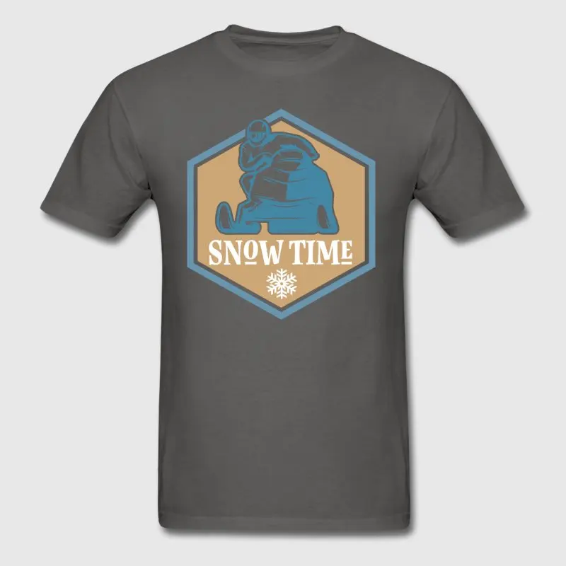 Новый стиль Для мужчин летняя футболка Снегоход зима Sporter Crazy наряд Camisetas Hombre Awesome