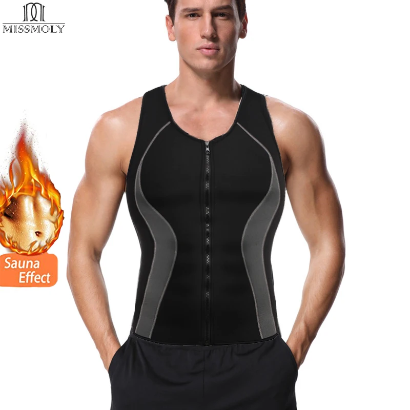 Мисс Moly для мужчин из неопрена корректирующий body shaper способствовать пот талии