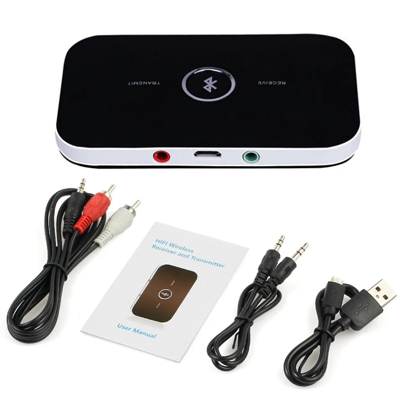 Беспроводной аудиоприемник Kebidu 2in1 с Bluetooth адаптер аудиопередатчика A2DP для iPad iPhone