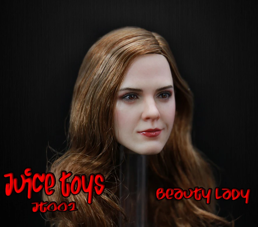 

Custom 1/6 Scale Beauty Lady Emma Watson Head Sculpt for 12inch Phicen Jodoll Verycool UD Doll Action Figure DIY Toys