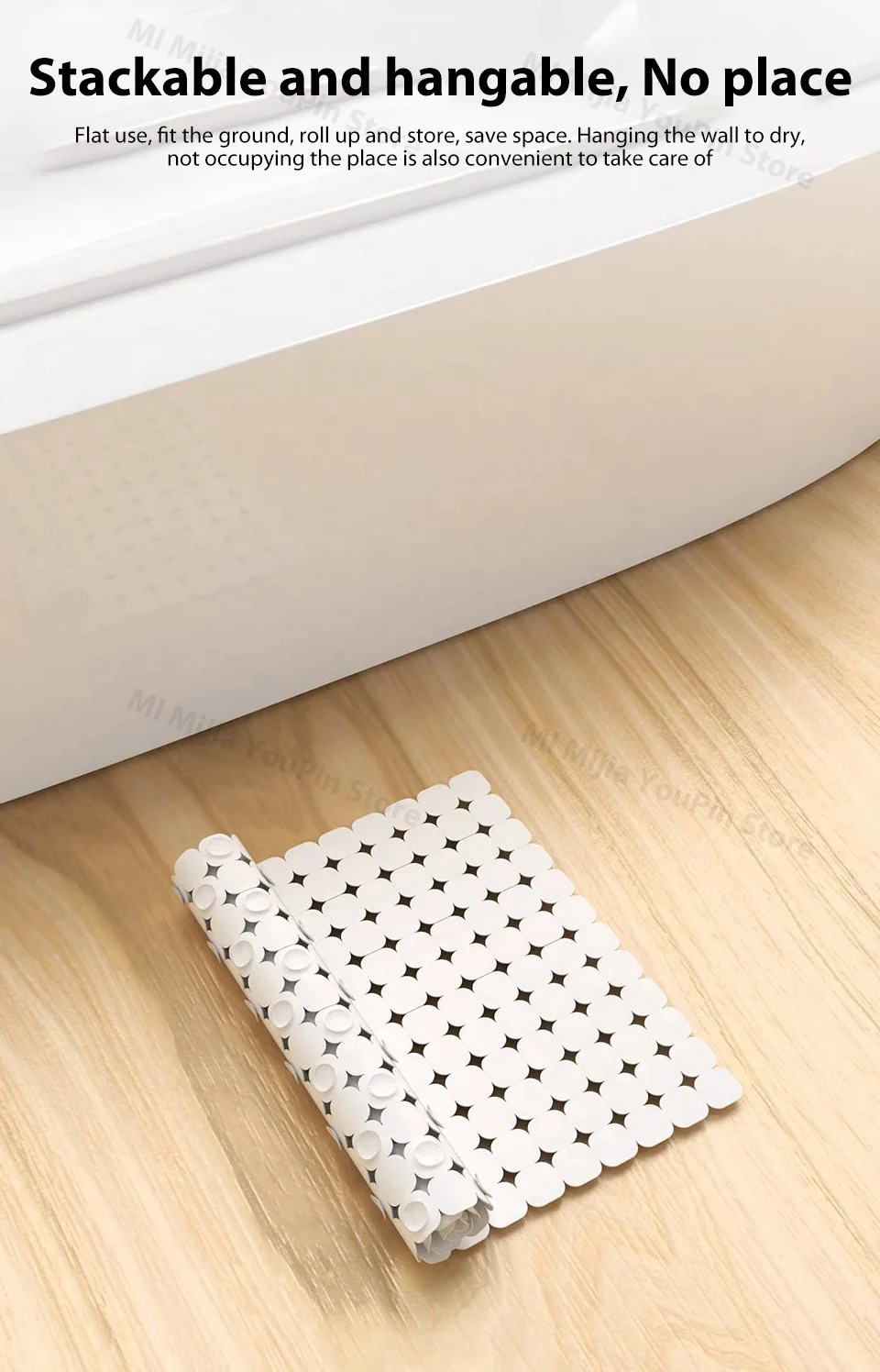 Xiaomi Mijia Qualitell, нескользящий коврик для ванной комнаты, ковер для дома, кухни, коврики для туалета, коврик для ванной