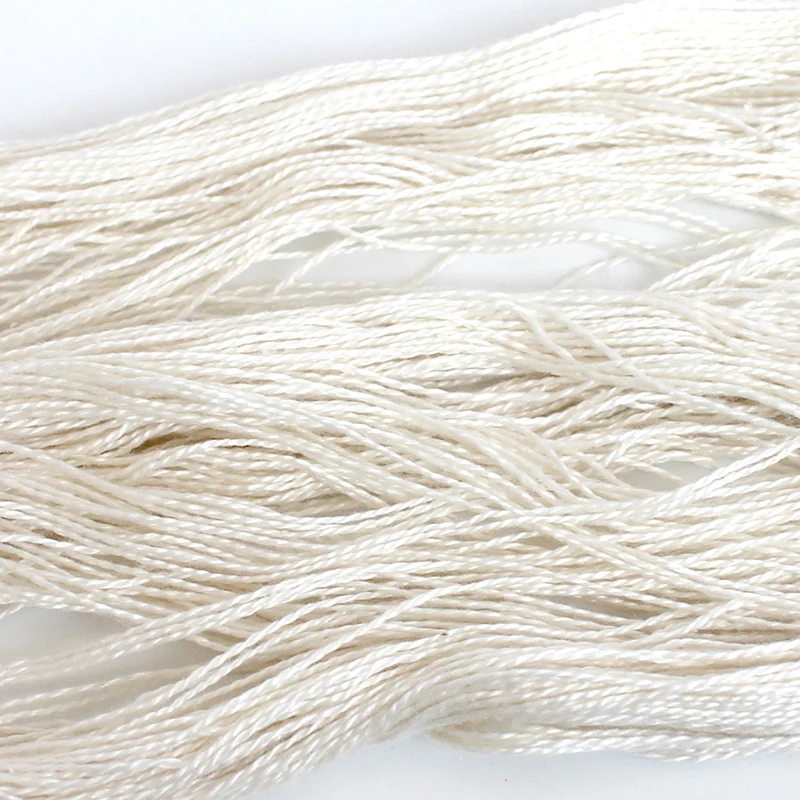Неокрашенная пряжа из чистого шелка ручная вязка 22 цвета белый|undyed yarn|silk yarnhand