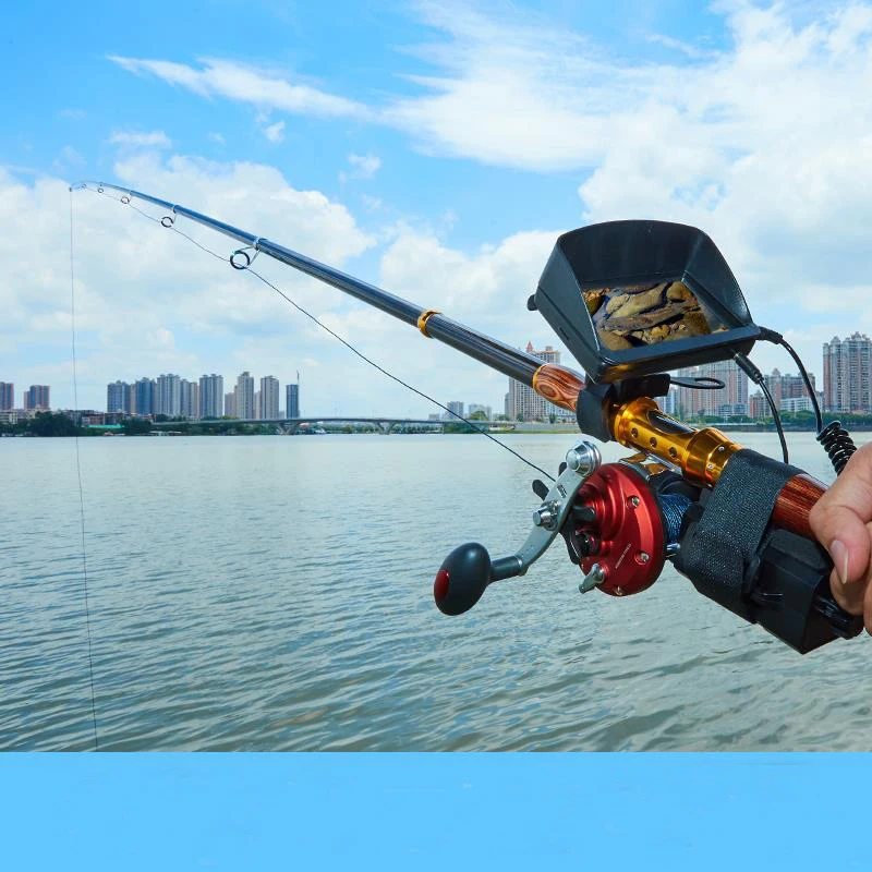 Дешево Рыболовная камера PDDHKK, 4,3 дюйма, 3,6 м, подводный рыболокатор, объектив с разрешением 8 Мп, видеокамера с кабелем 30 м для рыбалки, для льда, морск...