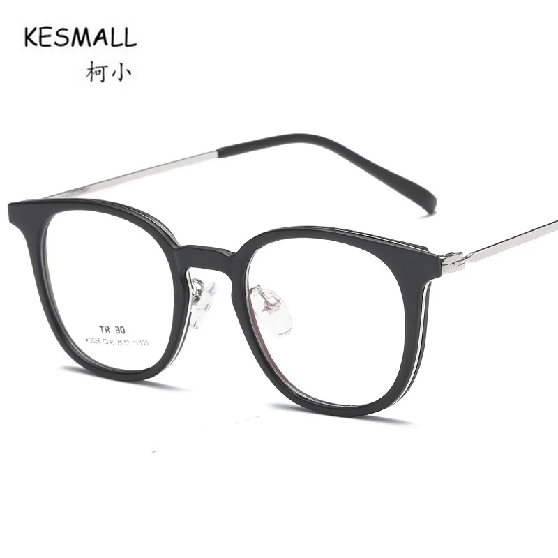 Kesmall 2018 Новая мода рецепт Очки оптические очки Для мужчин женщин зрелище Рамки с