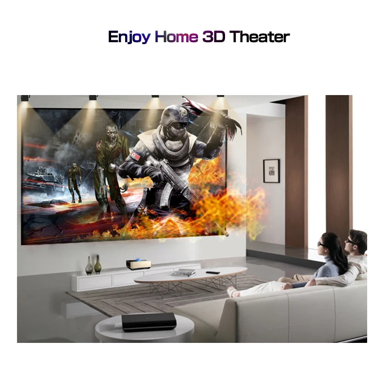 Le видения 3D Active Очки для DLP link Bluetooth Активные стереоскопического ТВ проектор epson