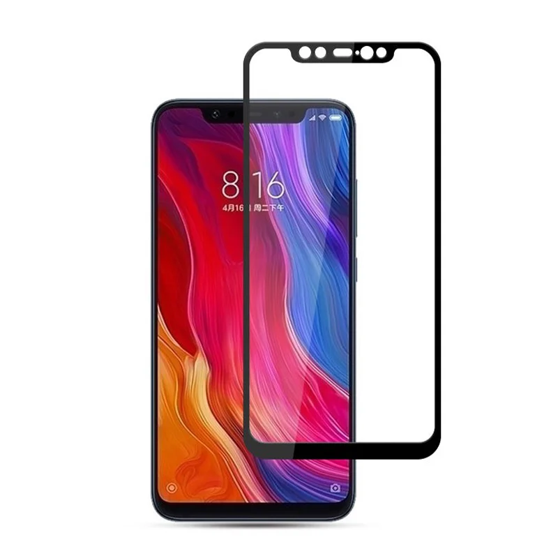 ESVNE 3D Full cover 9H protective glass on For Xiaomi PocoPhone F1 Tempered Glass HD Screen Protector | Мобильные телефоны и