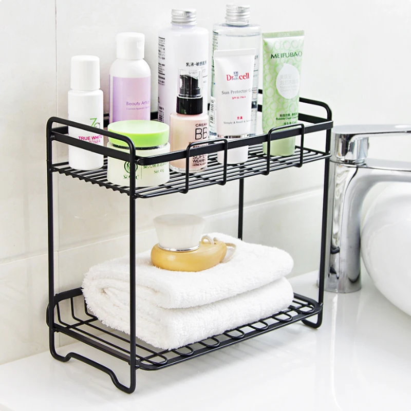 2 слойная железная стойка для хранения специй держатель приправ корзина