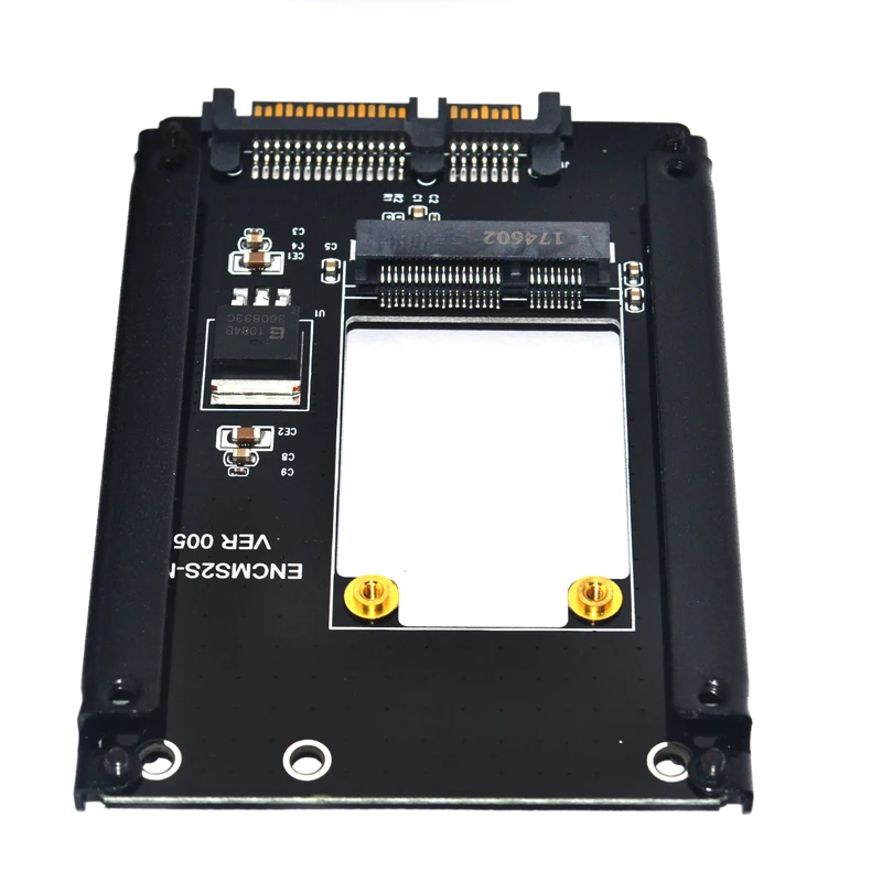 Новый переходник 50 мм mSATA SSD на 2 5 &quotSATA Drive адаптер msata для Windows 2000/XP/7/8/10 Vista Linux Mac |