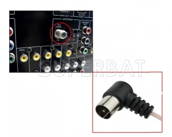 Superbat FM Dipole комнатная T антенна HD Антенна Тип F мужской радио 75 Ом Y тюнер для Yamaha JVC onico Denon Радио стерео приемник