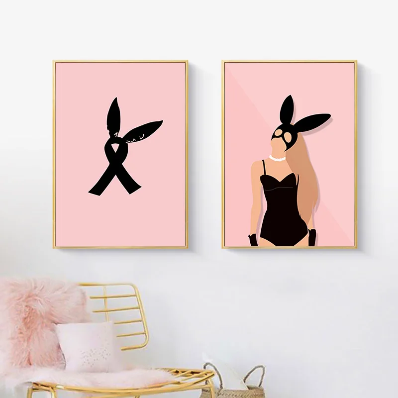 Плакат Ариана Гранде музыкальный певец модное настенное искусство холст картина