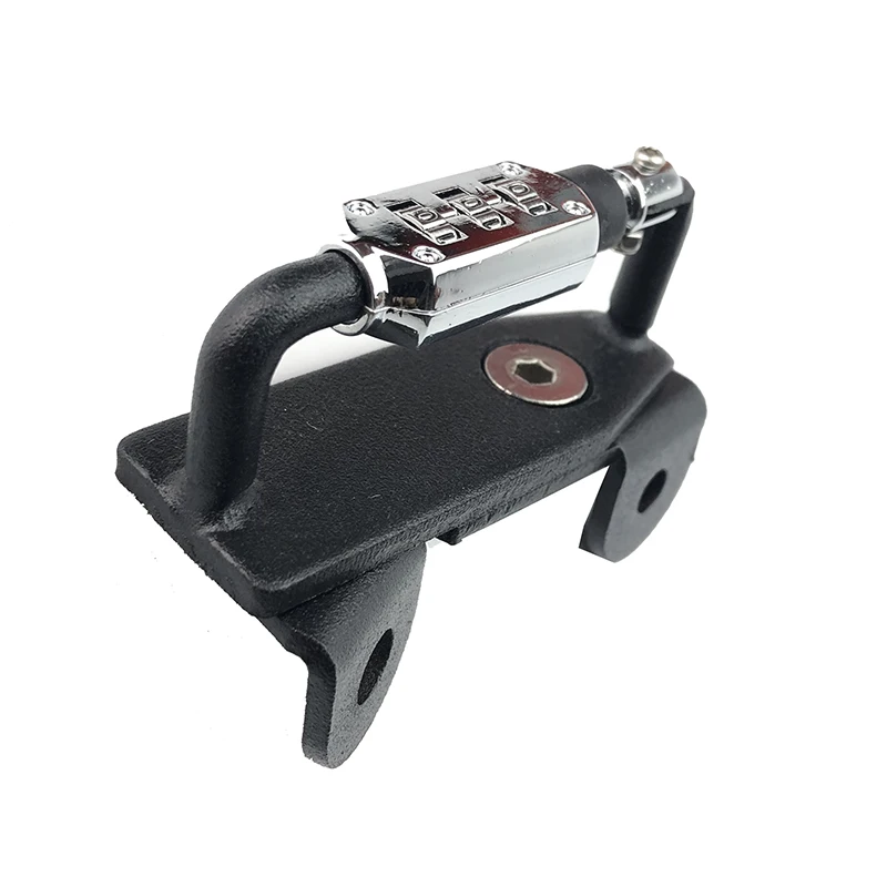 Скремблер 400 замок для шлема крепление паролей черная сторона Противоугонная