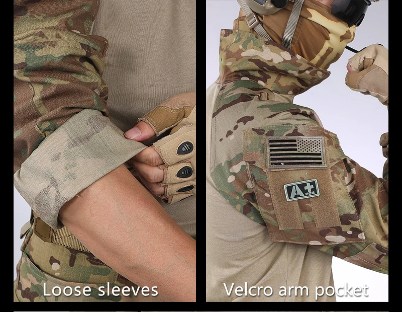 IDOGEAR Ghillie костюм зимняя охотничья одежда Gen3 боевая униформа Пейнтбол страйкбол тактический BDU Мультикам камуфляж