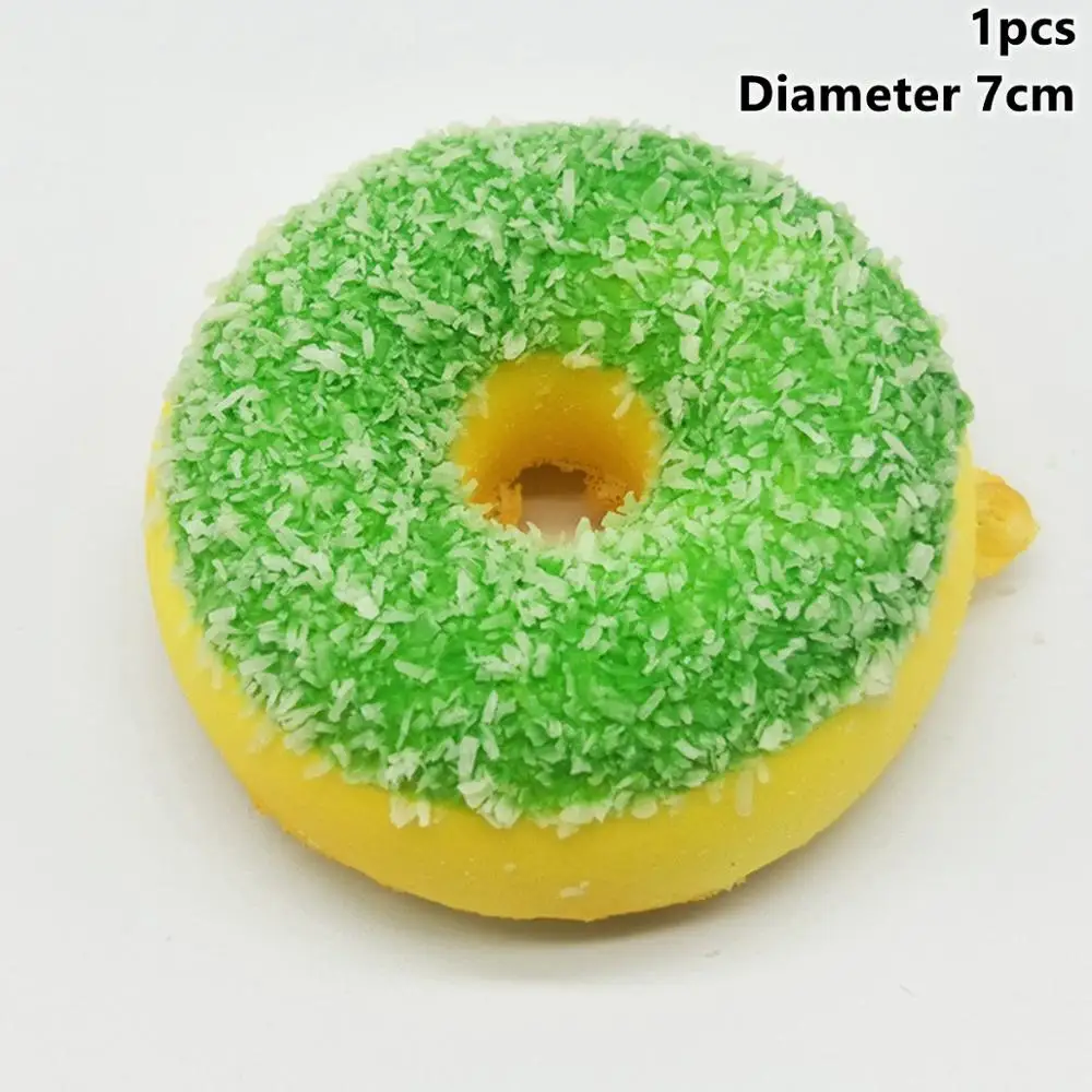 Donut Squishy 4 Taoup деревянные кремообразные пончики настенные вечерние сувениры для детского душа Аксессуары для декора мягкий пончик мягкий креативный ручной работы подарки на день рождения DIY - Цвет: Donut Squishy 4
