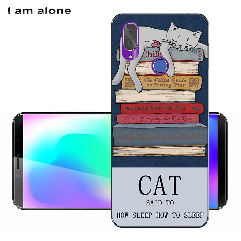 Solf TPU AA46 Чехлы для телефонов I am alone, для Cubot X19, 5,93 дюйма, мягкие, TPU, для мобильных телефонов, милые, модные, с мультяшным принтом, для Cubot X19, сумки - Цвет: Solf TPU AA46