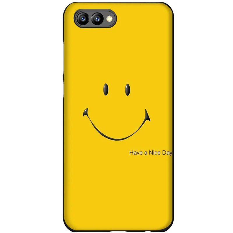 Чехол для мобильного телефона из ТПУ Desxz Smiley Face Huawei Honor 6A 7X 7A 7C 8 8X 8C 9 Note 10 P30 Lite