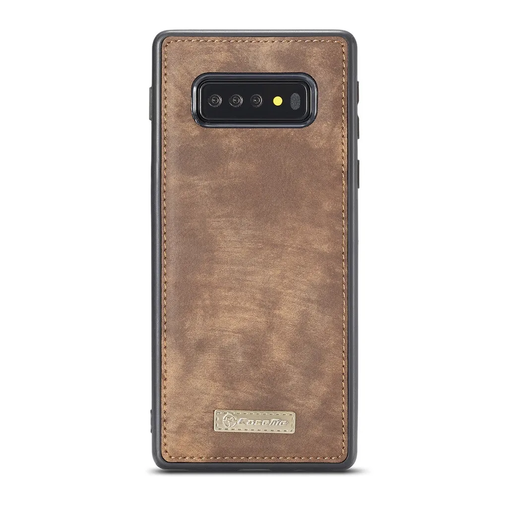 Чехол для телефона новинка CASEME Samsung S10 6 1 дюйма 2 в кошелек с 11 отделениями