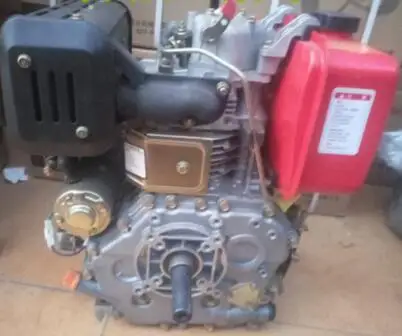 Быстрая доставка электрический стартер дизельного двигателя 186FE 10HP плоский