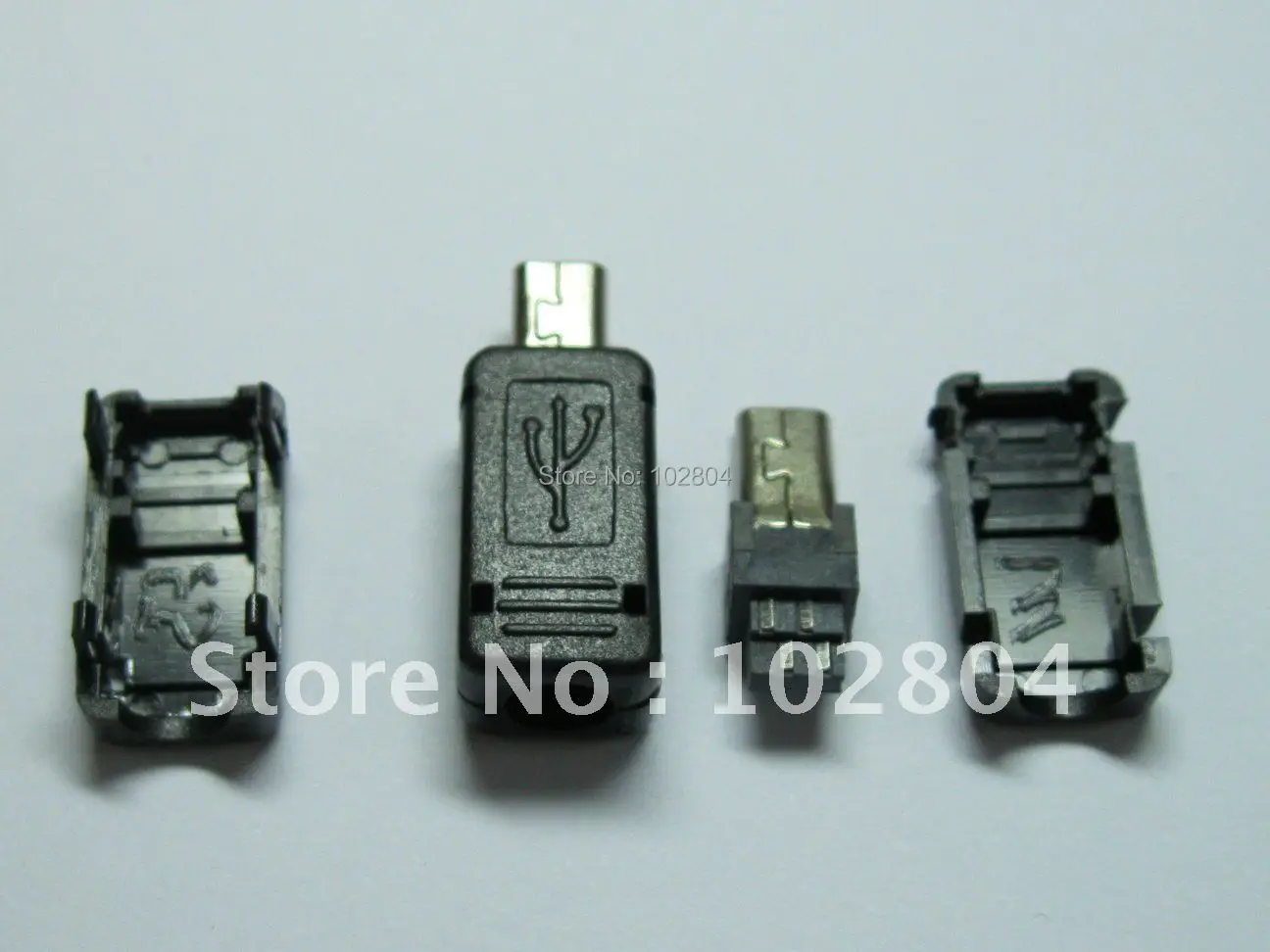 8-контактный Штекерный разъем Mini USB с пластиковым корпусом 600 шт./партия |