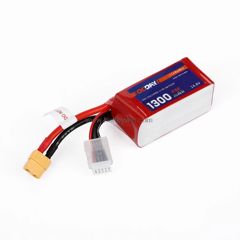 4S/14 8 V 1300mAh 75C LiPO батарея XT60 разъем для 150-280 RC Racing FPV Drone Multirotor Lipolymer power | Игрушки и